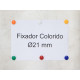 Fixador Magnético 21 mm - Diversas Cores